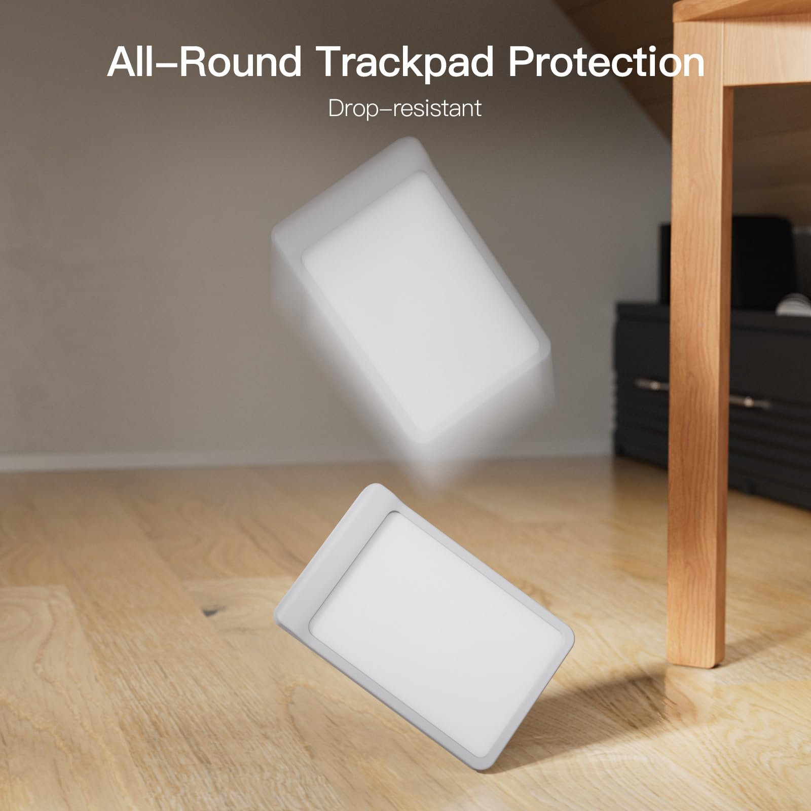 Klearlook Magic Trackpad Case With Wrist Rest For Ergonomic Comfort, Silicone Protective Case For Magic Trackpad 2 A1535 Mk2D3Am
